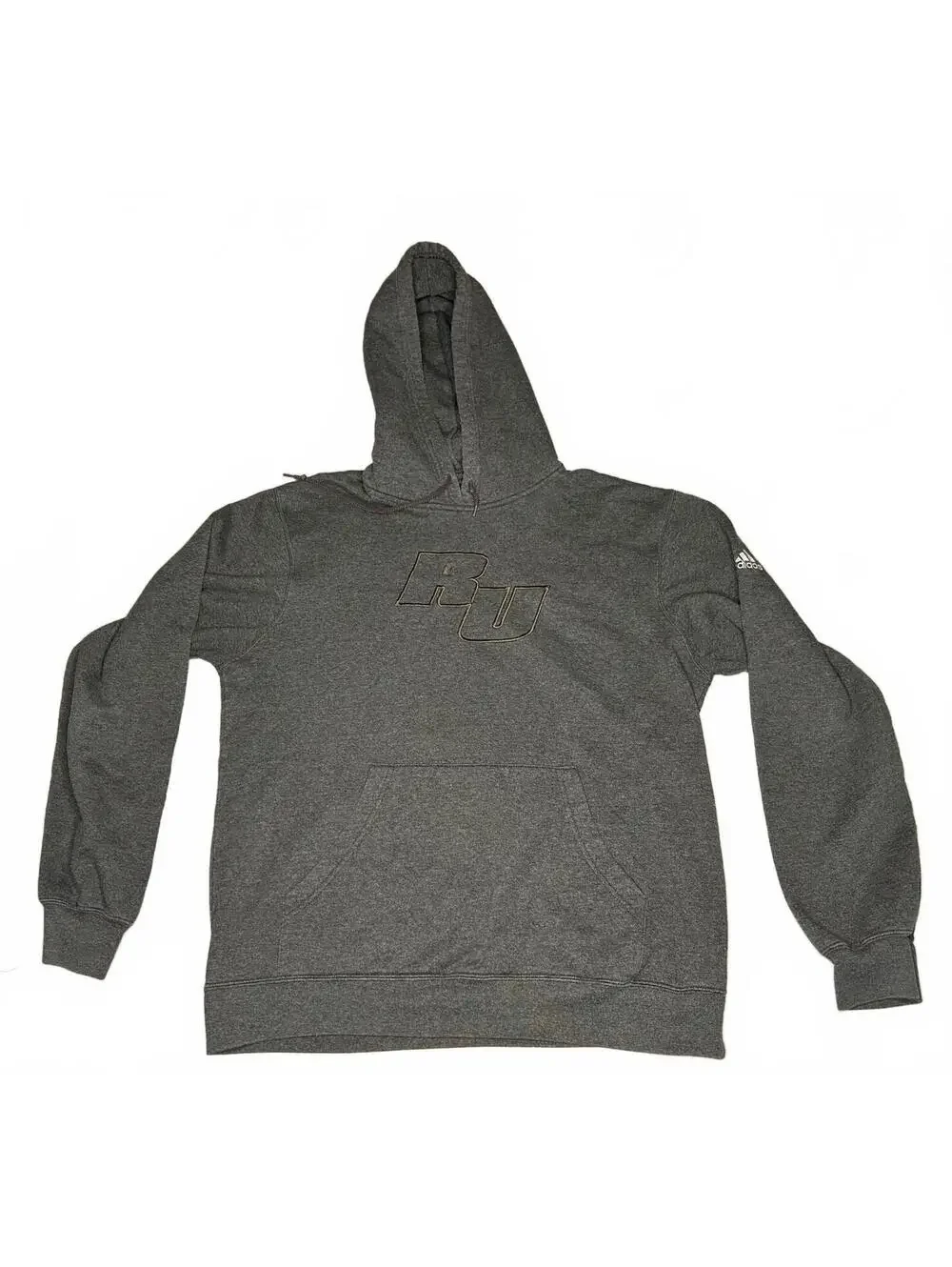 Adidas Rowan University RU Embroidered Gray Hoodie Medium